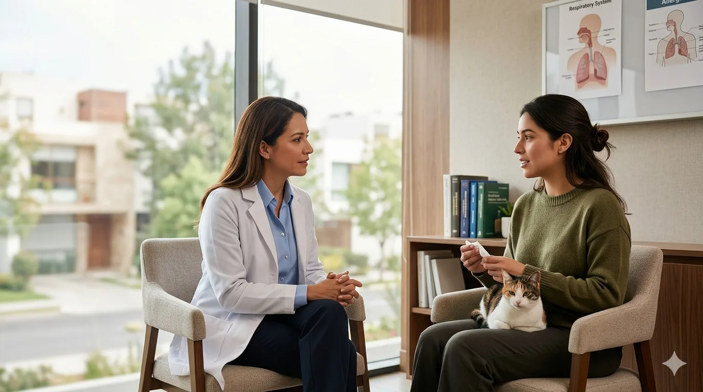 ¿Qué médico trata alergia al moho?