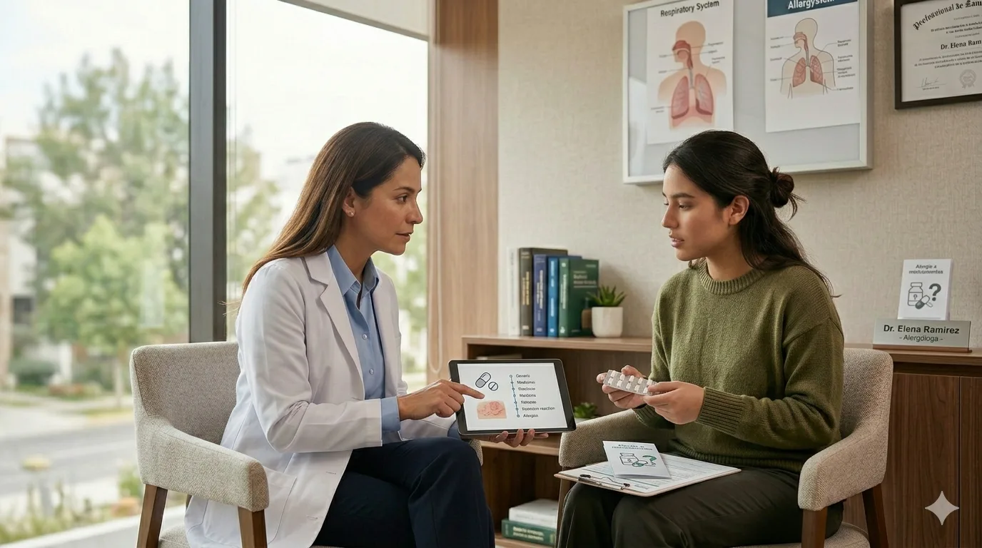 ¿Qué médico trata alergia solar?