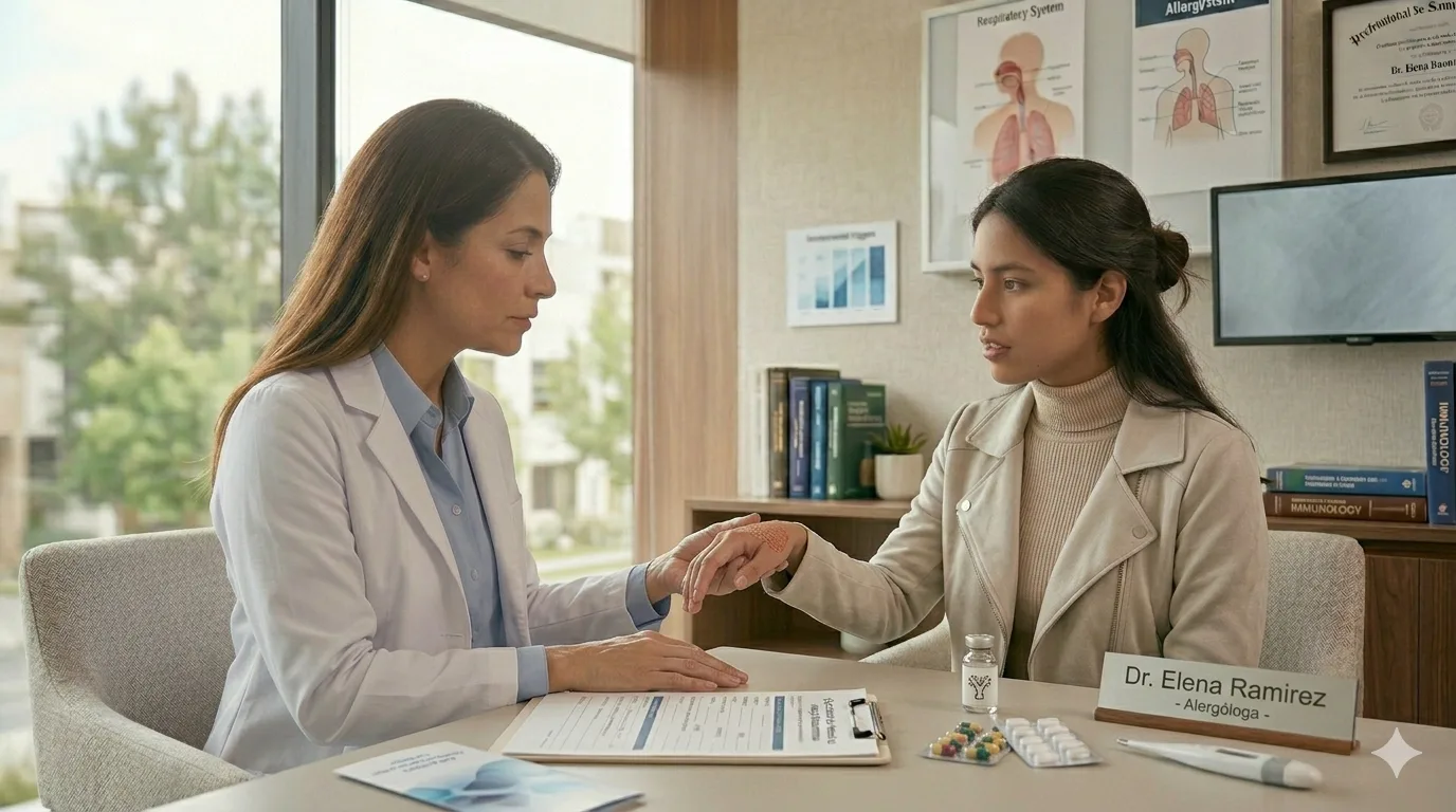 ¿Qué médico trata asma alérgica?