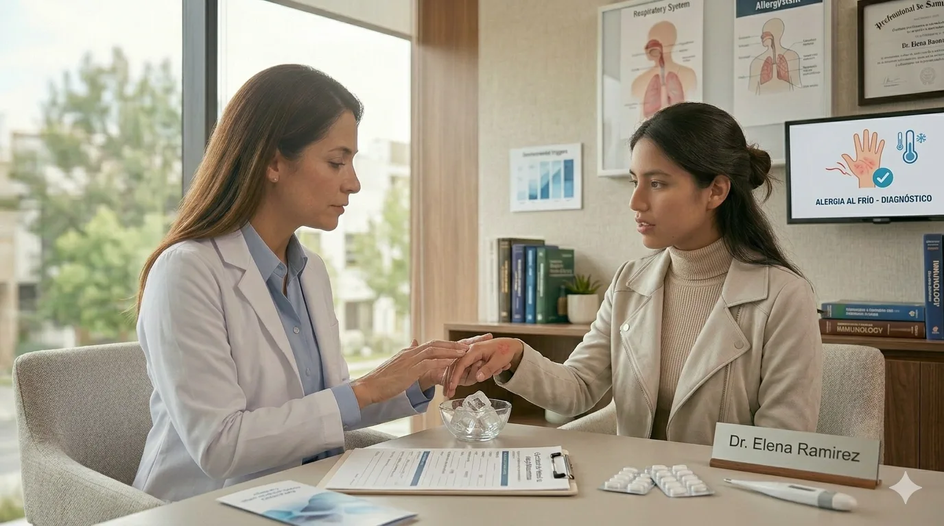 ¿Qué médico trata reacciones alérgicas crónicas?