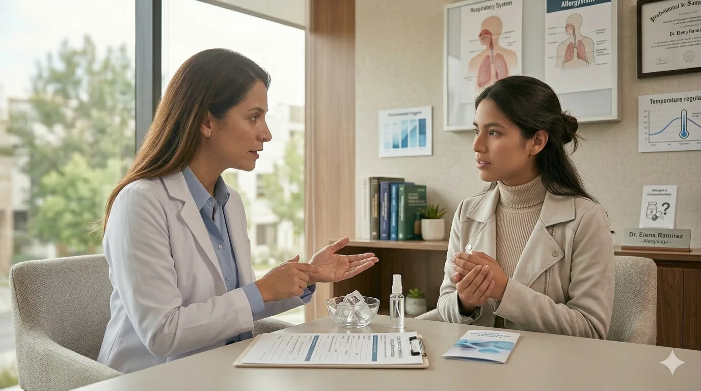 Atención especializada para el control de la urticaria en CDMX